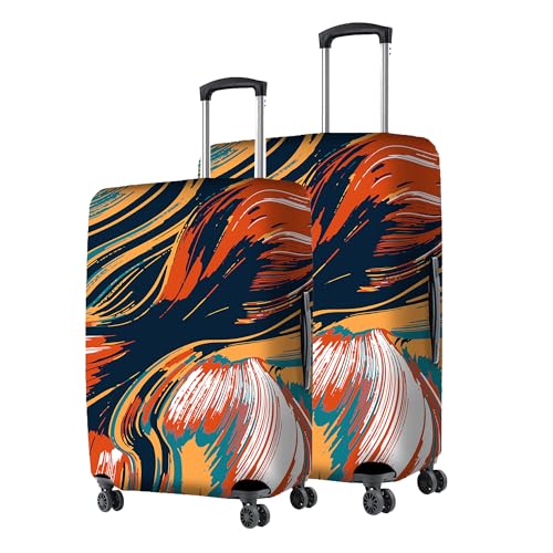 Image of Nasher Miles Polyester Protective Luggage Cover Set of 2 (Small-Medium) - Ripple