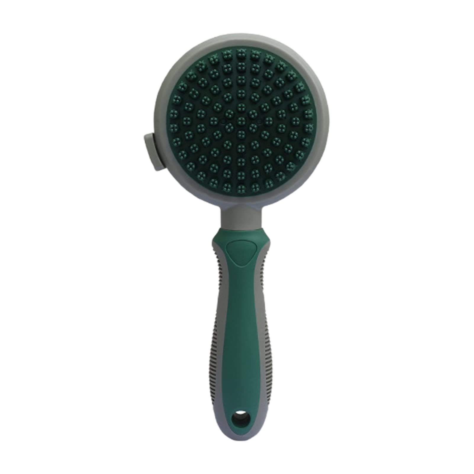 lamphle Cat Grooming Brush Solid Wet Dry Dual Use Ergonomics Handle Hair Washing Shampoo Dog Cat Cleaning Brush for Puppy Green