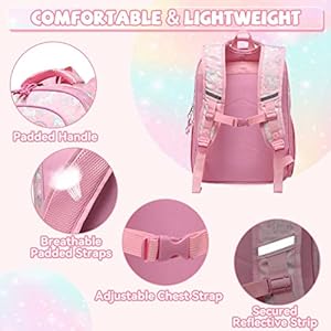 VASCHY Kids backpacks 16in Water Resistant Boys Girls Backpack for PreschoolPrimaryElementary School Bookbag