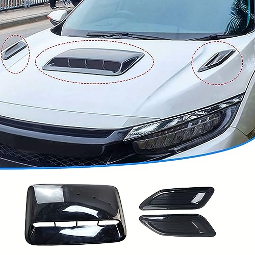 Grille d'aération capot noir pour Jaguar F-TYPE X-TYPE S-TYPE cache de refroidissement - 2