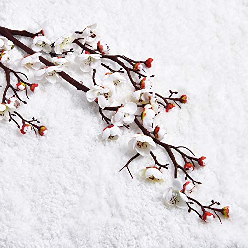 Sunm Boutique 2 Pack Plum Blossom Artificial Flowers Simulation Flower Table Decoration Accessories Party Beach Theme Decorations #TOP3