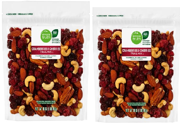 Cranberries & Cherries Trail Mix (2 Bags, 16 oz. each)