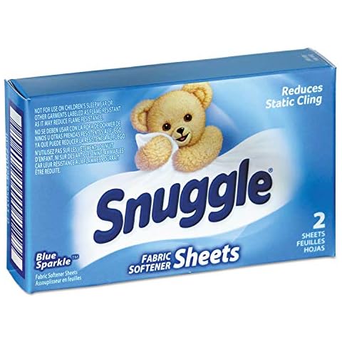 Snuggle VEN 2979929 Original Blue Sparkle Dryer Sheets (2-Piece/Box, 100 Boxes/Carton) Cover