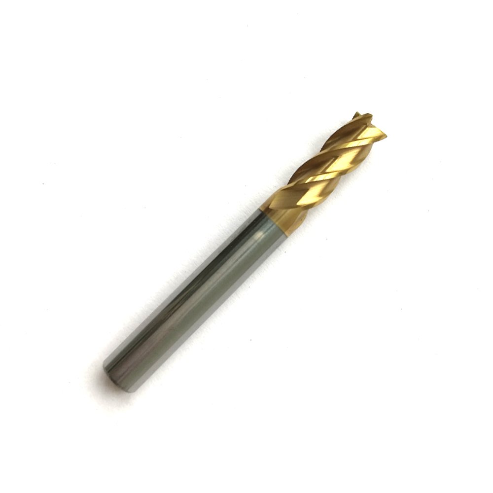 JERRAY@ 6mm Diameter 4 Flutes HRC60 Carbide Flat End Mills Spiral Bit Milling Tools Carbide CNC Endmill Router Bits D6x15xD6x50L