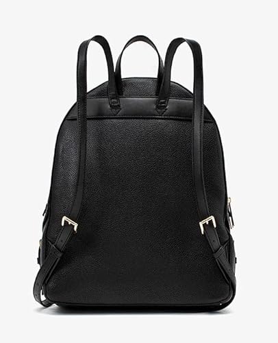 Michael Kors Jaycee Large 2 Zip Pocket Backpack Leather (Black) #TOP3