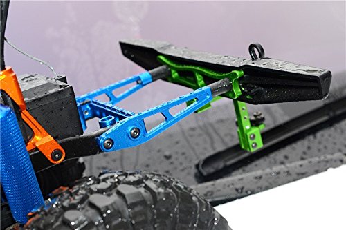 GPM for Vaterra K5 Blazer Ascender Upgrade Parts Aluminum Rear Bumper Mount - 2Pcs Set Orange