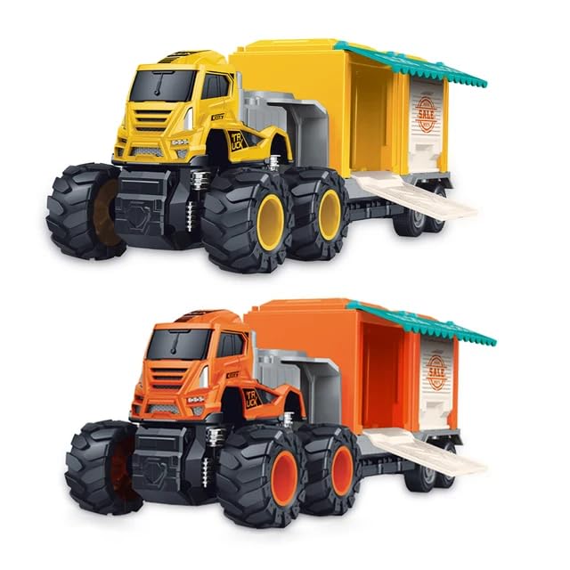 Image of Salling Transport Truck 1:43 Metal Toys Alloy Diecast Truck Set Toy, Diecast Miniature Car Model Best Birthday Gift for Kids[Multicolor = Sent Any 1 Truck]