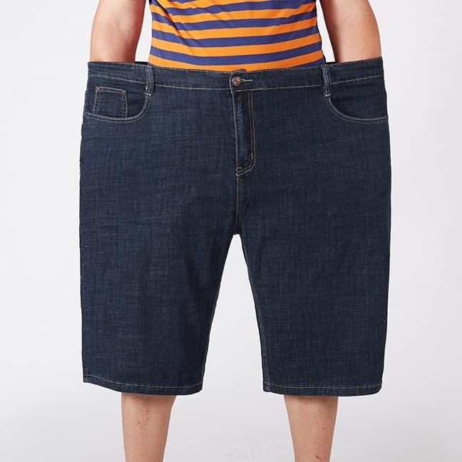 Short en jean homme coupe droite extensible CLSDRZC pour l'été - 3