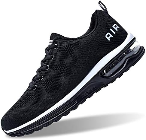 Air Shoes for Women Athletic Sports Workout Gym Tennis Running Sneakers - Black - Size 6