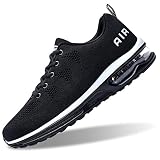 Air Shoes for Women Athletic Sports Workout Gym Tennis Running Sneakers - Black - Size 6