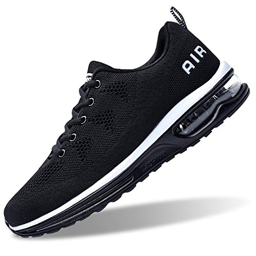 Air Shoes For Women Athletic Sports Workout Gym Tennis Running Sneakers - Black - Size 6 #TOP3