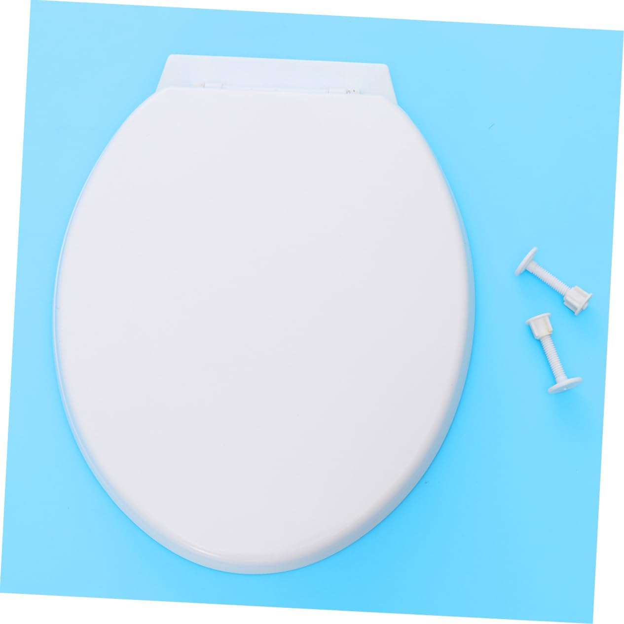 Toilet Seat Elongated Home Toilet Seat Cover Pp Board Hinge Pp Bathroom Lid Sturdy