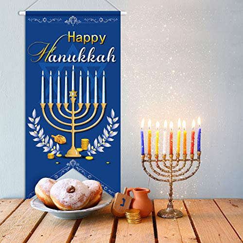 Blulu-Happy-Hanukkah-Banner-Chanukah-Decoration-Hanukkah-Door-Sign-Letter-Banner-Welcome-Banner-Hanging-Door-Sign-Gifts-for-Holiday-Party-Supplies-Jewish-Judaism-Synagogue-Home-Office-Decor Blulu Happy Hanukkah Banner Chanukah Decoration Hanukkah Door Sign Letter Banner Welcome Banner Hanging Door Sign Gifts for Holiday Party Supplies Jewish Judaism Synagogue Home Office Decor