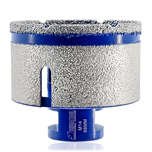 SHDIATOOL Diamond Drill Bits Finger Milling Bits Dia 68mm M14 Thread Shaping Grinding Ceramic Tile Granite Enlarge Bevel Holes Saw