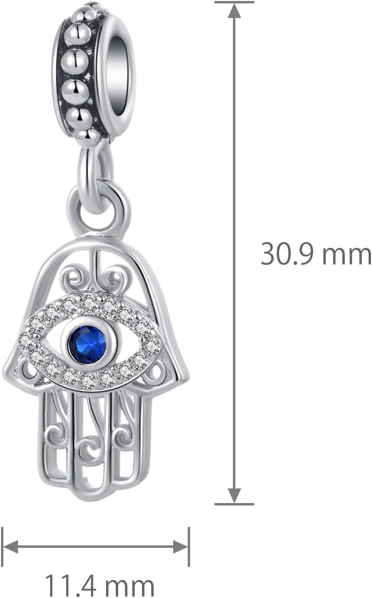 Evil Eye Necklace for Women Lucky Third Eye Pendant Good Luck Dangle Birthday Anniversary Mothers Day - Image 3