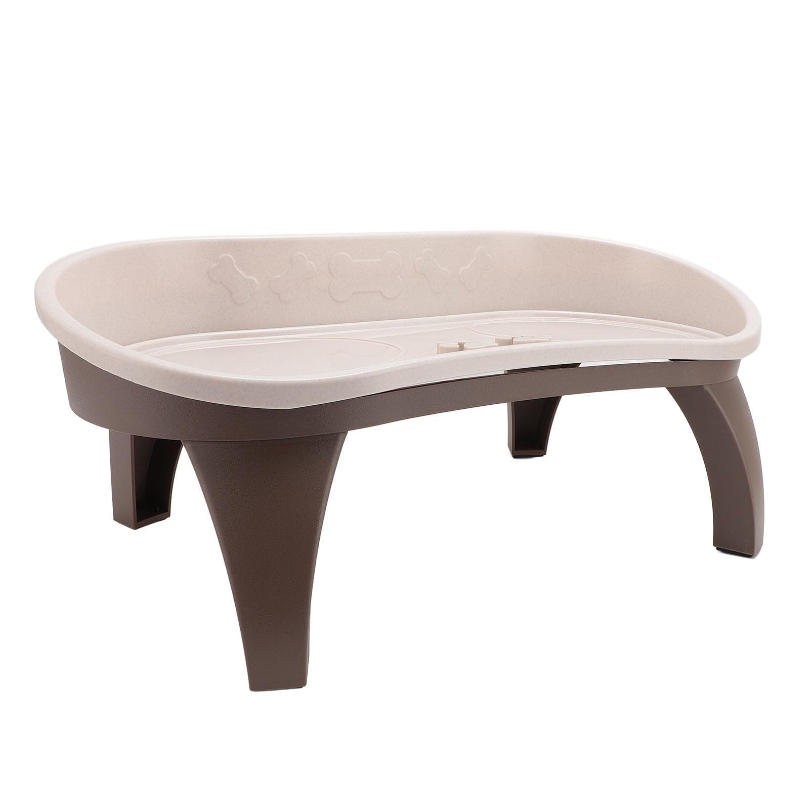 Bandeja Elevada para Comedero para Mascotas, Soporte Elevado para Cuenco para Perros, Protección Antideslizante para la Columna Vertebral, Bandeja Elevada con Protección contra