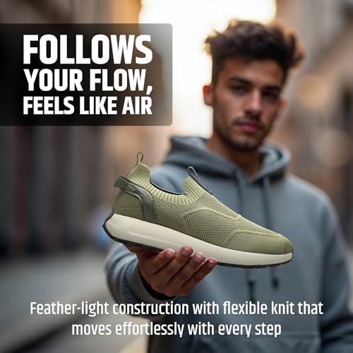 Image of ASIAN Wind Pro-11 Walking Shoes for Men | Lightweight Slip-On Sneakers with Soft Cushion Sole & Breathable Mesh