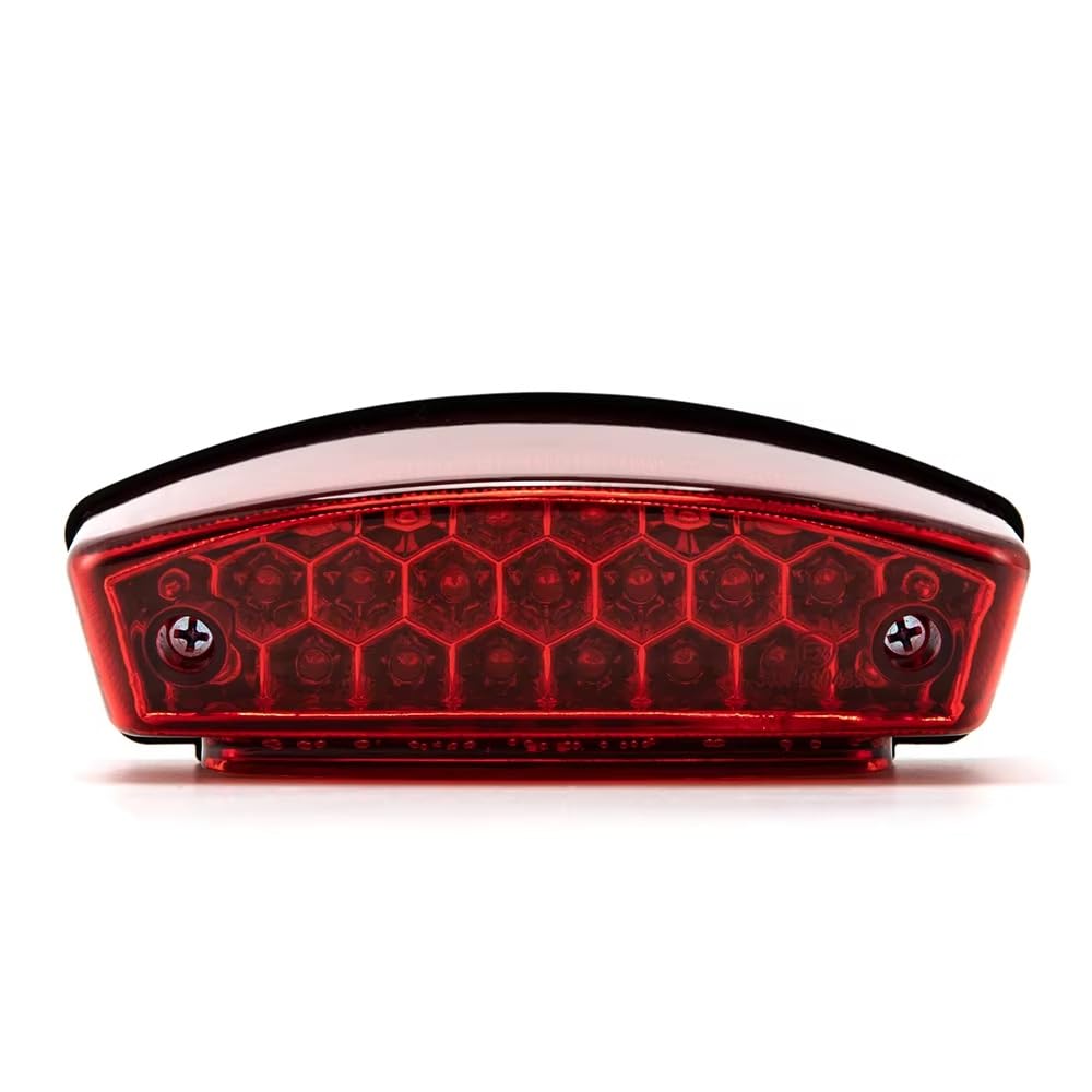 Moto luce freno targa lampada Fanale posteriore universale per moto LED Spia freno Parafango Piccola luce targa