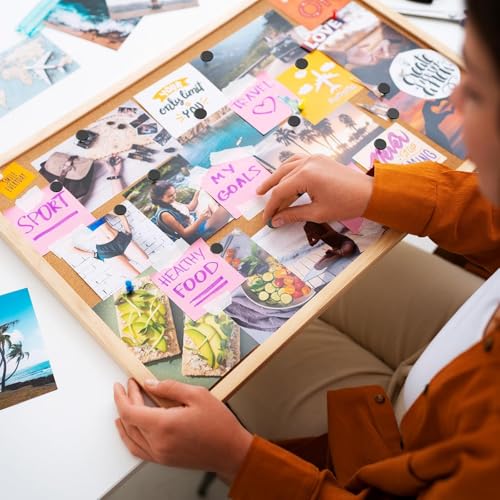 SANNIX Conjunto de 25 pinos magnéticos, pinos planos, tachinhas magnéticas para polegar, para parede