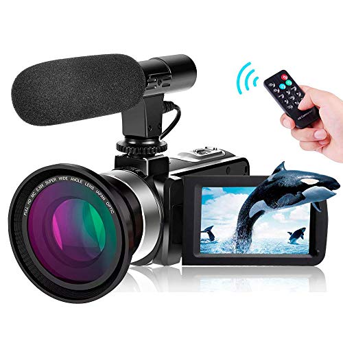 VAK Videocamara 809 Fhd Night Microphone 24MP Touch Hdmi Wide Angle Lens - Black