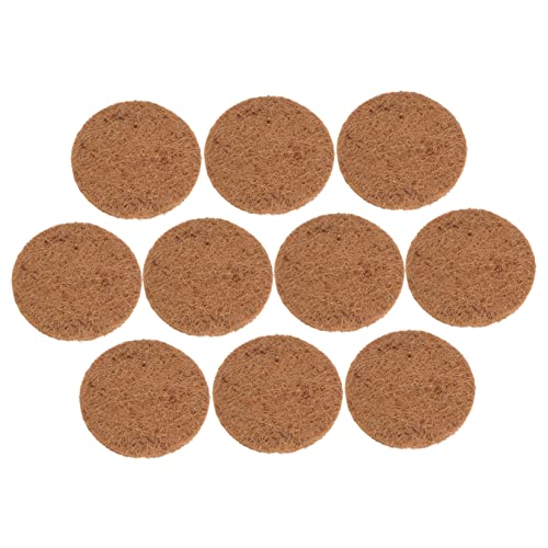 Yardenfun Pigeon Nest Pad 8 Pack Coconut Coir Mat Lightweight Breathable Bird Cage Accessory for Homing Pigeon Egg Incubation and Breeding