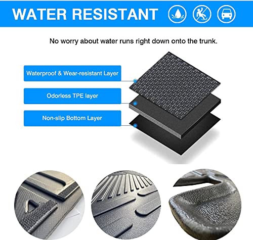 Puermto Heavy Duty Truck Bed Mats Bed Liners, All Weather Protection Accessories, Bed Mats Compatible With 2019 2020 2021 2022 Chevy Silerado/Gmc Sierra 1500 Crew Cab 5'8" Short Bed Sld-001 #TOP6