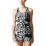 Camiseta - Mujer adidas AOP Tank 1 - Camiseta para Mujer, Talla S, Color Negro