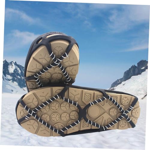 Holibanna Slip Snow Shoes Cover Ice Snow Crampons Gripper Spikes for Ice and Outdoor Mountaineering Climbing miniatura 3