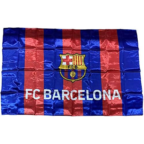Bandera Vertical del FC. Barcelona - Producto con Licencia - Medidas 100 x150 - Ropa de Polyester