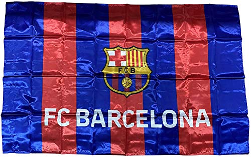 Bandeira vertical do FC. Barcelona - Produto com licença, medidas 100 x 150, roupa de poliéster