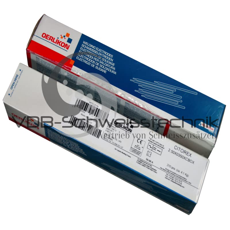 Oerlikon Citorex - Elettrodi per saldatura, 3,2 x 350 mm, 130 pezzi