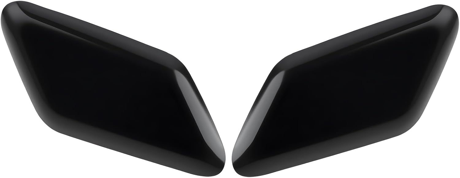 1 Pair Car Front Headlight Washer Covers 39863927 31214637 39863944 Compatible with Volvo C30 2010-2013