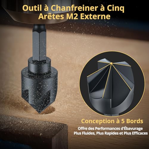 Outil d'ébavurage AMTOVL pour réparer les boulons et tiges filetées usés - 5