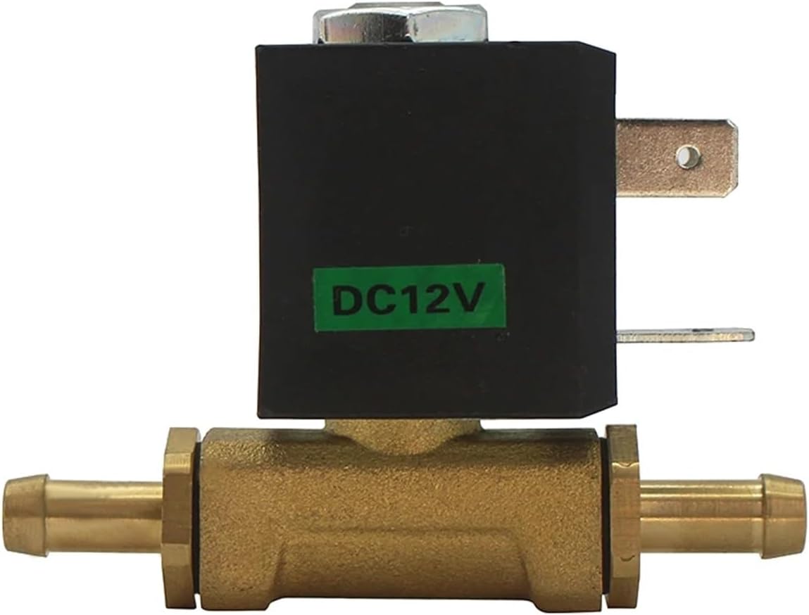 Normally Closed N/C DC 12V Cannula DN2.0 Brass Gas Fuel Water Burner Water Water Electromagnetic Valve Solenoid Valve