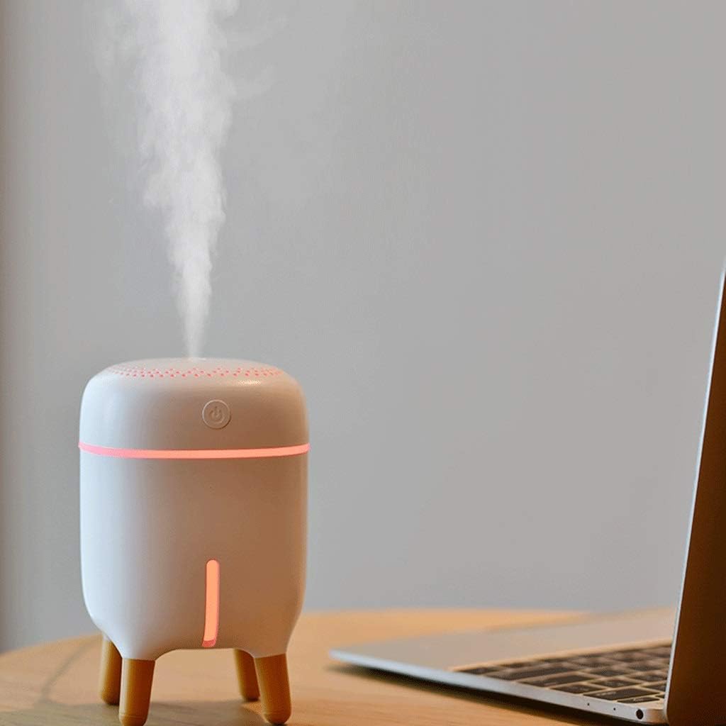 Humidifiers Air Humidifier Office Desktop Household Mute Small Mini Bedroom Air Conditioner USB Pregnant Women Baby Spray Bedside Moisturizing(Pink)