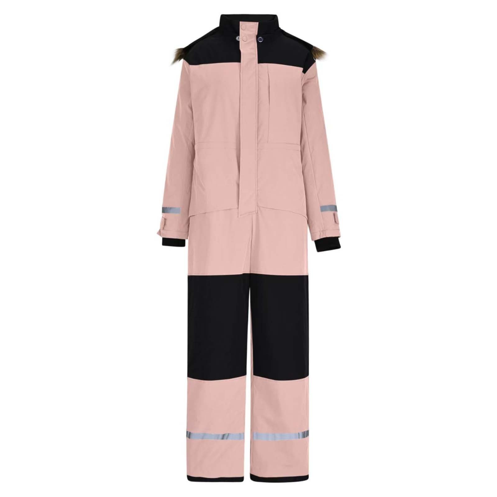 Traje de esquí para mujer impermeable forro polar mono de nieve