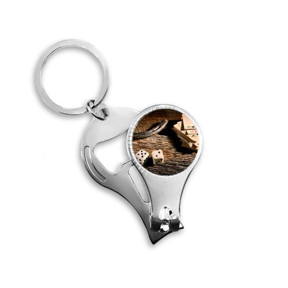Pince à ongles coupe-ongles décapsuleur Dice Poker accessoire jeu photo