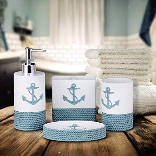Seaside Bathroom Accessories Set Rispa