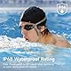 LOBKIN Knochenschall Kopfhörer Schwimmen, Kopfhörer IP68 Wasserdicht Bluetooth 5.4 Open Ear Knochenschall Kopfhörer Bone Conduction Headphones mit 32G MP3 Player für Schwimmen Laufen Radfahrer