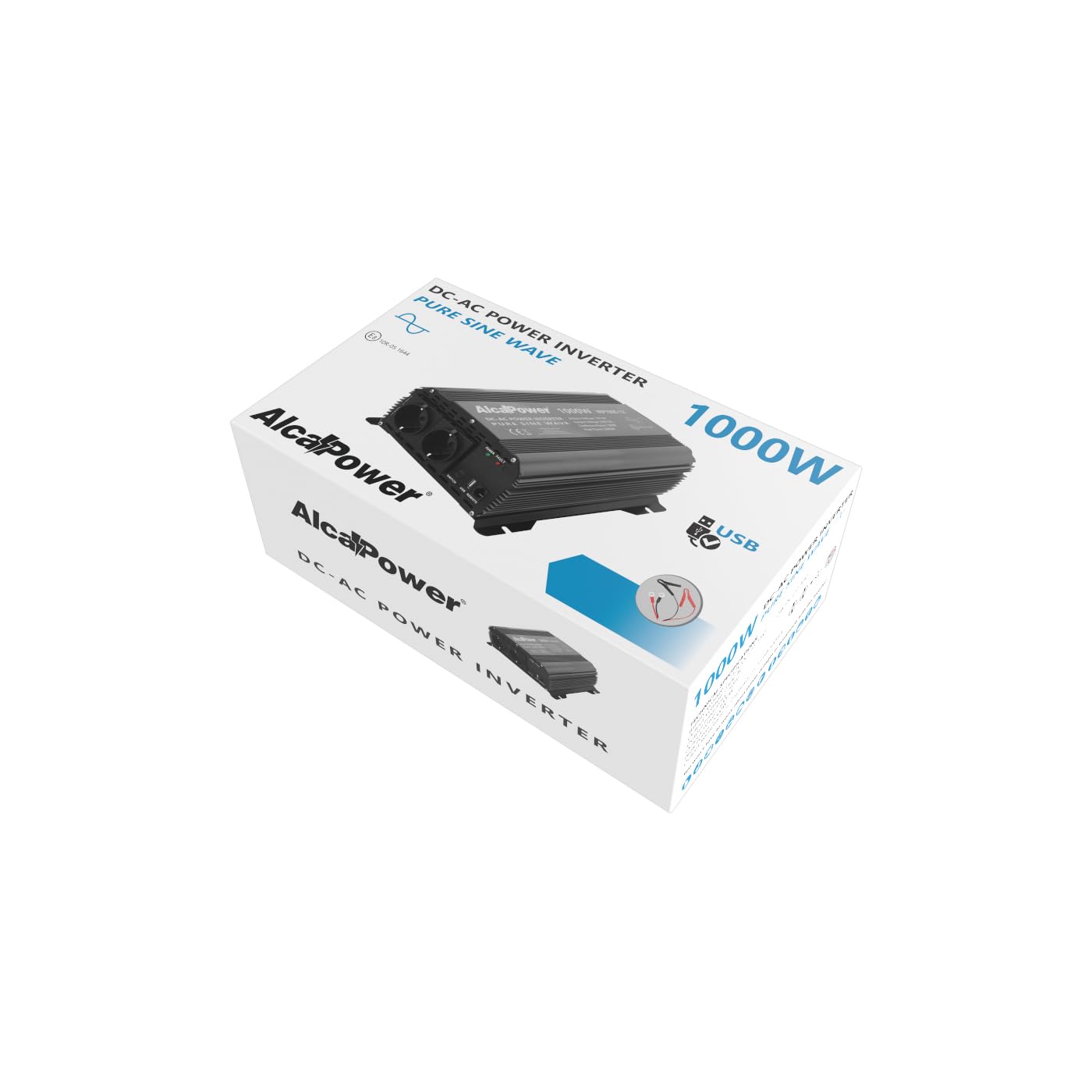 Inverter Sinus. Pura 1000W Inp 24V DC Out 230V AC AlcapowerIRP1000-24