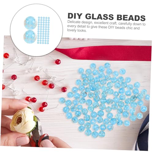 Perles cordon macramé étoile bleu ciel pour boucles d'oreilles créatives d'été - 3