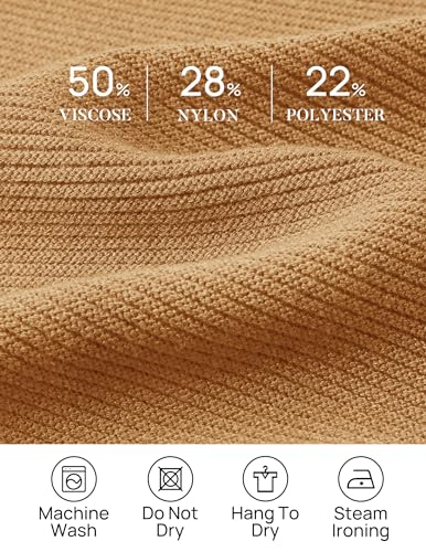 Image of ZESICA Women's Fall Mock Neck Cropped Sweaters 2026 Long Sleeve Soft Ribbed Knit Pullover Tops Winter Fashion Outfits
