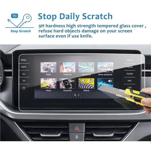 Protection d'écran Skoda Kamiq Amundsen 2020-2023 - Film transparent tactile 9,2 pouces - 2