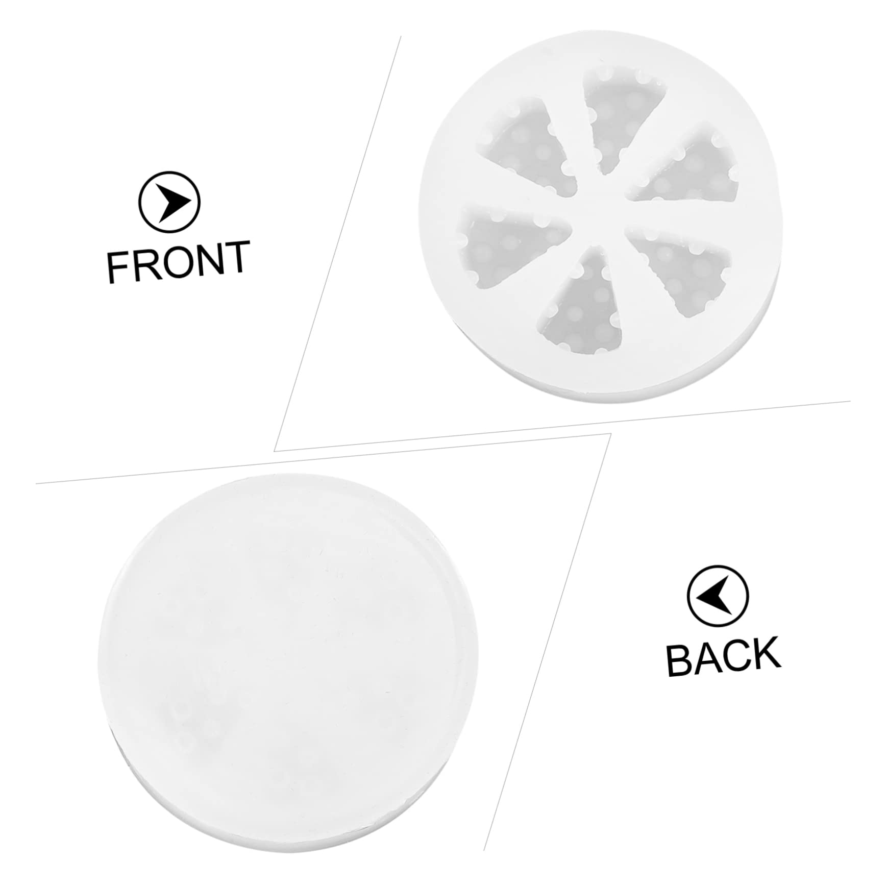 Artibetter 6 Series Molde De Silicona para Tartas Y Chocolates para DIY para Dulces Y Fondant Material De Silicona De Alimenticio para Hornear Y Manualidades 2 Piezas X 6