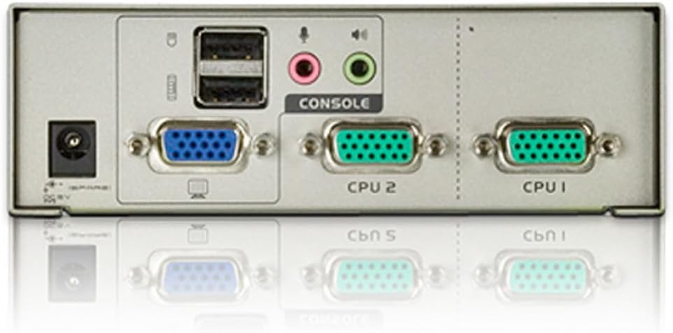 2-Port KVM Switch Silver