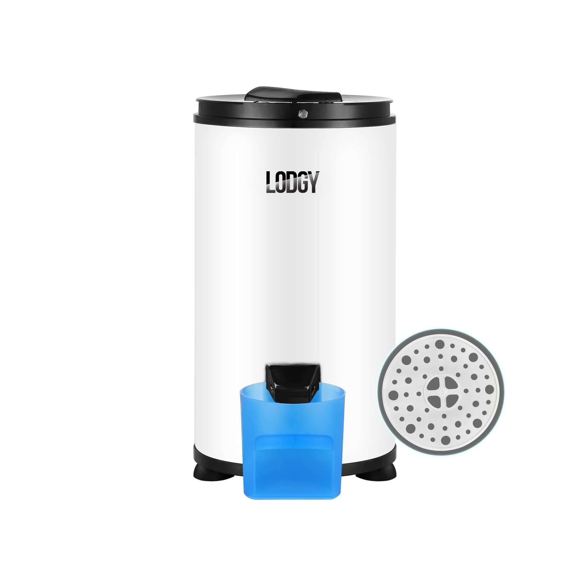 Lodgy - Centrifugeuse - Essoreuse sèche - Centrifugeuse pour Linge - Mini Sèche-linge - AAA+ (Blanc)