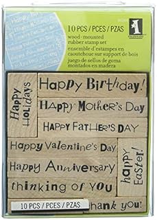 INKADINKADO Rubber Stamp Set HAPPY EVERTHING birthday anniversary easter mother's day & more