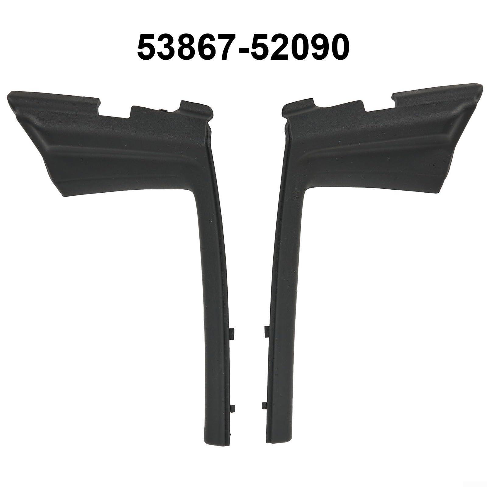 2PCS Sinistra/Destra Copertura Tergicristallo Anteriore Per Toyota, Per Yaris (2012-2015) Tergicristallo Pannello Trim Pannello Parabrezza Set 53867-52090 53866-52090