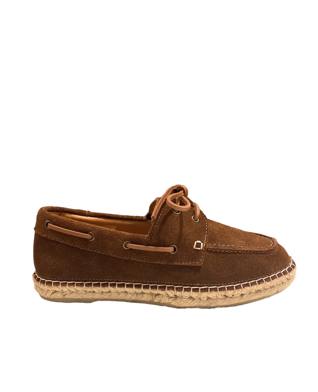 Frau 18D3 - Espadrillas Uomo in Pelle Scamosciata con Laccio