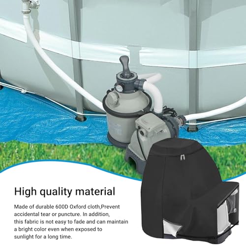 Miniatura 4 de Cubierta Para Bomba De Piscina,Cubierta De Filtro De Arena 70x65x55 Cm,Bomba Calor Piscina Cubierta,Cubierta Para Sistema De Filtro De Arena,Para Equipos Piscina Aire Libre Unidades